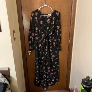 Francesca’s Floral High Low Dress